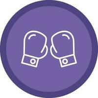 Boxing gloves Vector Icon Design