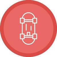 Skateboard Vector Icon Design