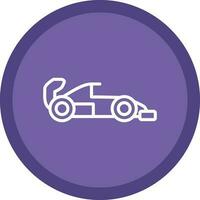 Racing car Vector Icon Design