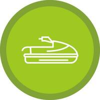 Jet ski Vector Icon Design