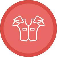 Shoulder pads Vector Icon Design