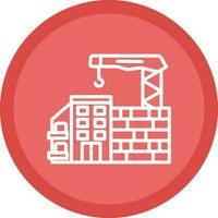 Construction site Vector Icon Design