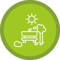 Bench Vector Icon Design