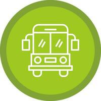 School bus Vector Icon Design