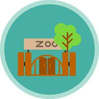 diseño de icono de vector de zoológico