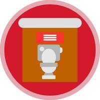 Restroom Vector Icon Design