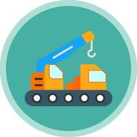 Crane Vector Icon Design