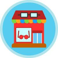 diseño de icono de vector de tienda óptica