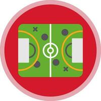 Football field Vector Icon Design