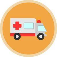 Ambulance Vector Icon Design