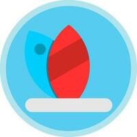 Surfboard Vector Icon Design