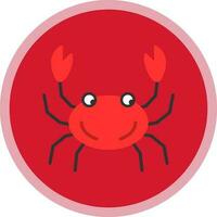 Crab Vector Icon Design