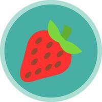 Strawberry Vector Icon Design