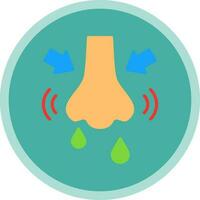 Rhinitis Vector Icon Design