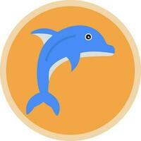 Dolphin Vector Icon Design