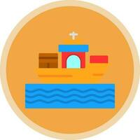 Ship Vector Icon Design