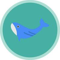 Whale Vector Icon Design