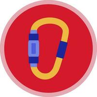 Carabiner Vector Icon Design