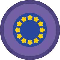 europeo Unión vector icono diseño