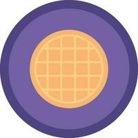 Waffle Vector Icon Design