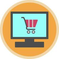 Online shop Vector Icon Design