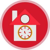 Cuckoo clock Vector Icon Design