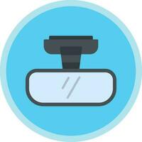 Rearview mirror Vector Icon Design