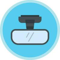 Rearview mirror Vector Icon Design