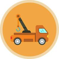 Tow truck Vector Icon Design