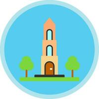 Dom tower Vector Icon Design