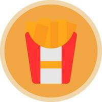 French fries Vector Icon Design