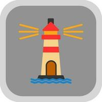 Lighthouse Vector Icon Design