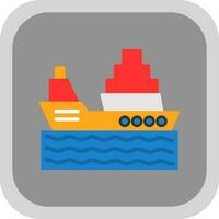 Ship Vector Icon Design