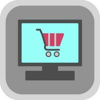Online shop Vector Icon Design