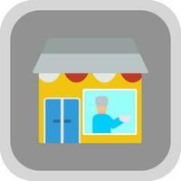 Shopkeeper Vector Icon Design