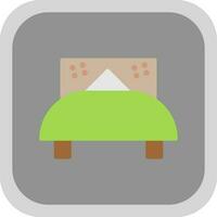 Bed Vector Icon Design