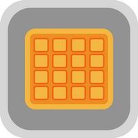 Waffle Vector Icon Design