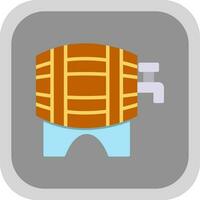 Beer keg Vector Icon Design