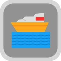 Boat Vector Icon Design