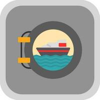 Porthole Vector Icon Design