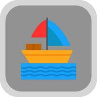 Boat Vector Icon Design