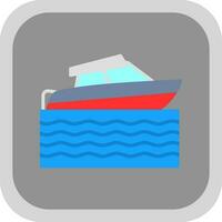 Speed boat Vector Icon Design