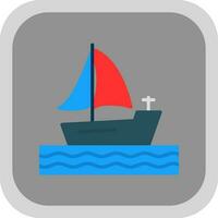 diseño de icono de vector de barco