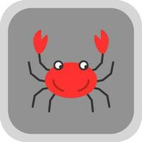 Crab Vector Icon Design