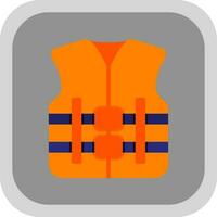 Life jacket Vector Icon Design