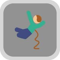 Base jumping Vector Icon Design