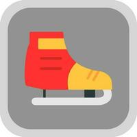 Ice skating Vector Icon Design