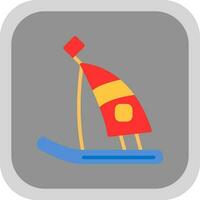 Windsurf Vector Icon Design