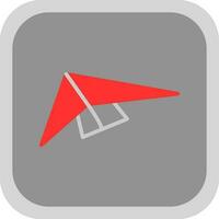 Hang gliding Vector Icon Design