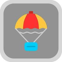 Parachute Vector Icon Design